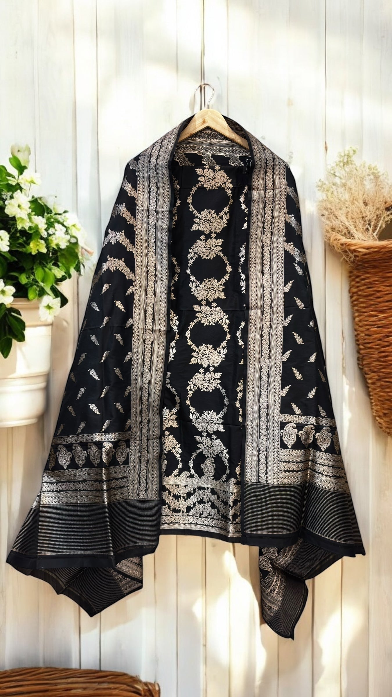Pure Katan Silk Handlooms Banarasi Dress material