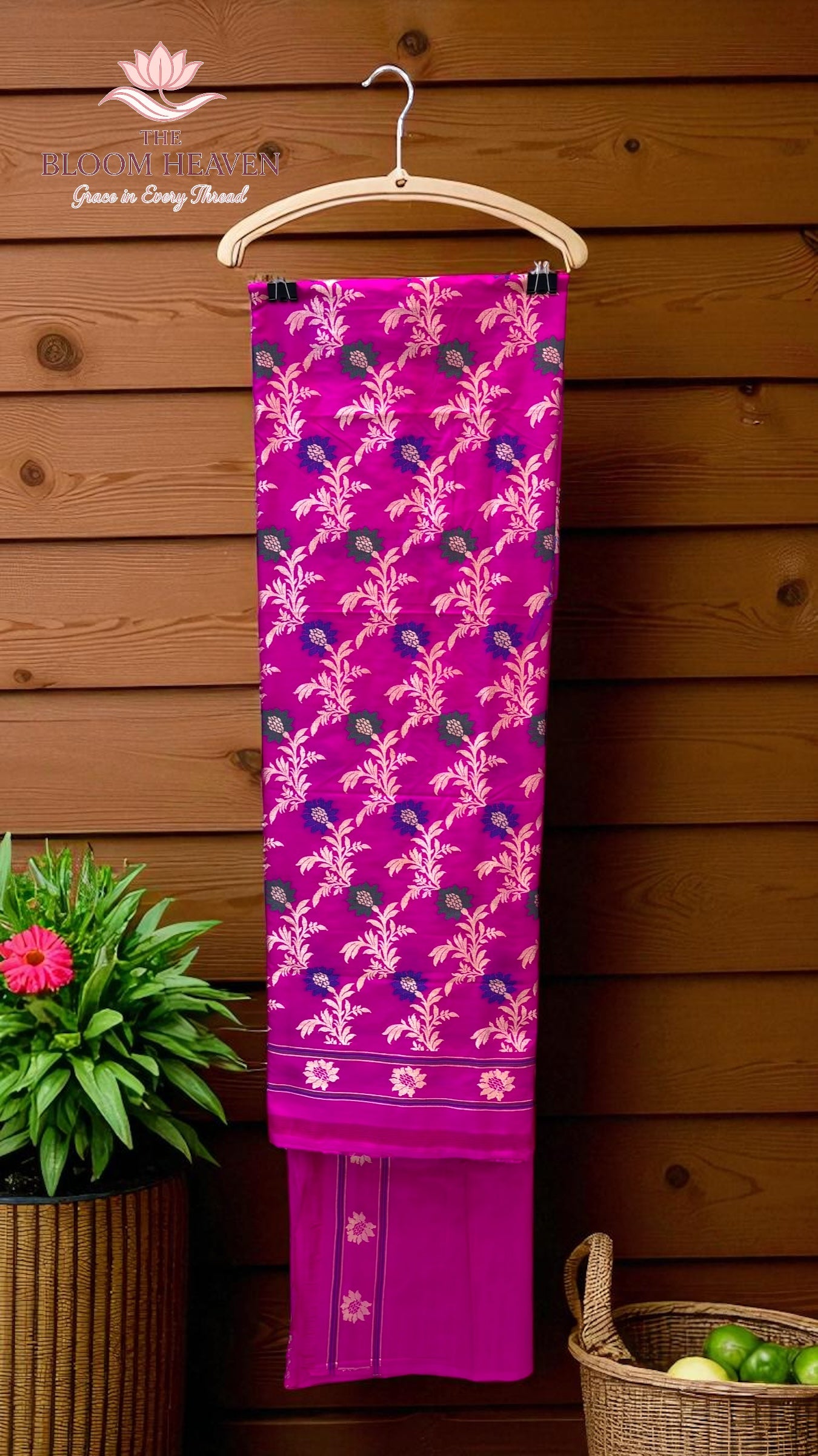 Pure Katan Silk Handlooms Banarasi Dress material