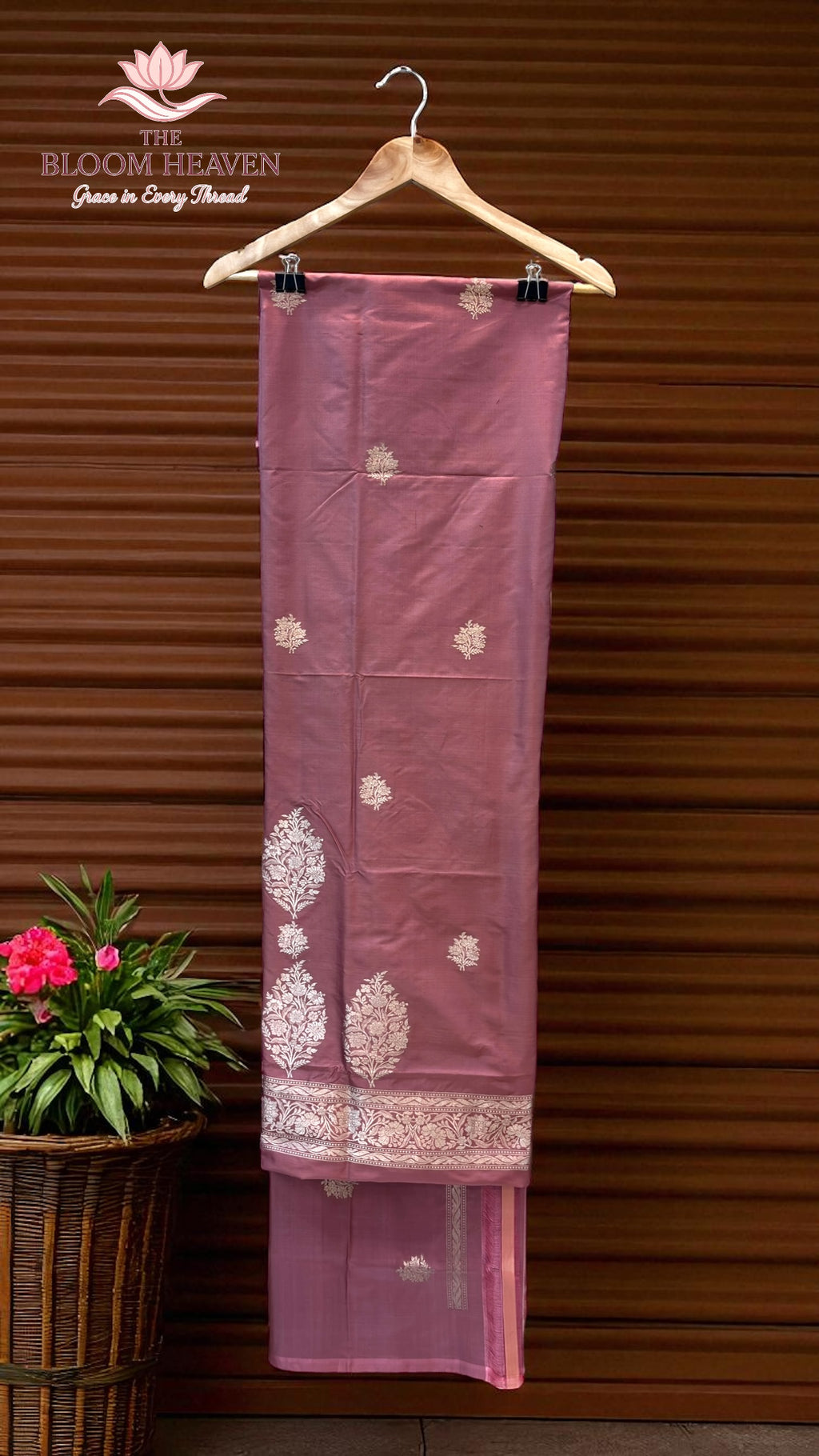 Pure Katan Silk Handlooms Banarasi Dress material