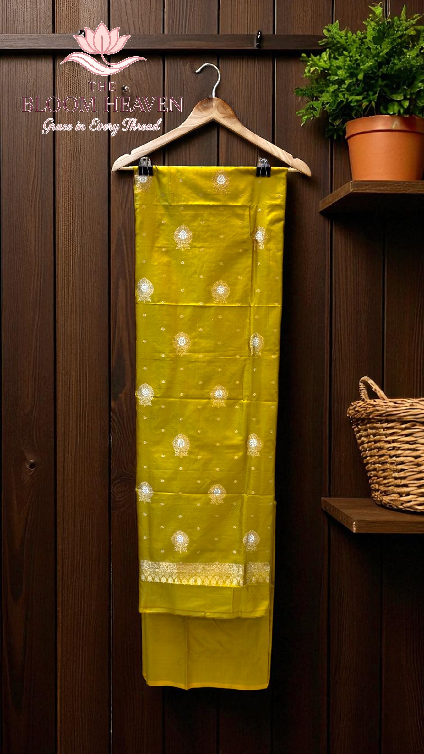 Pure Katan Silk Handlooms Banarasi Dress material