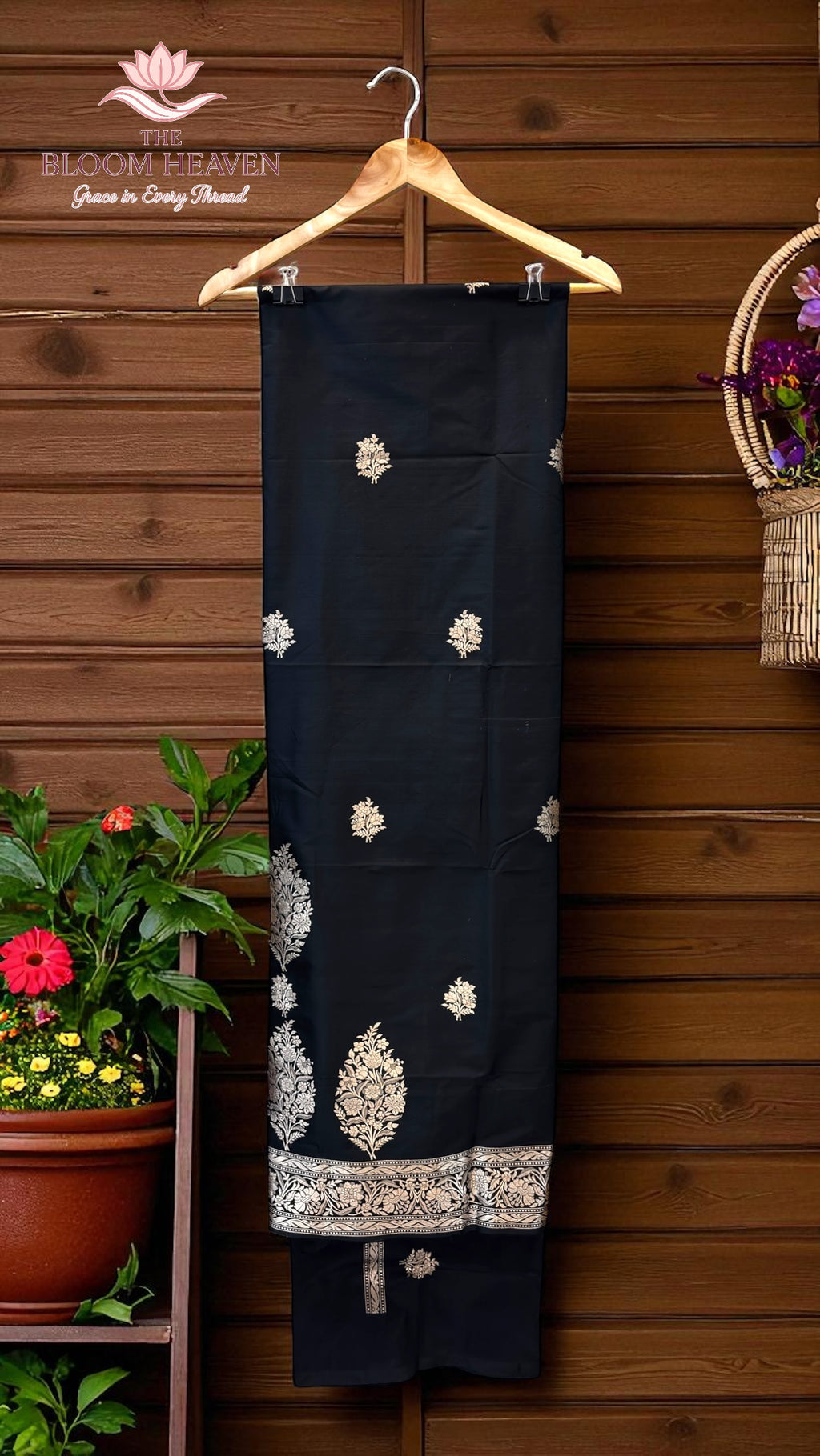 Pure Katan Silk Handlooms Banarasi Dress material