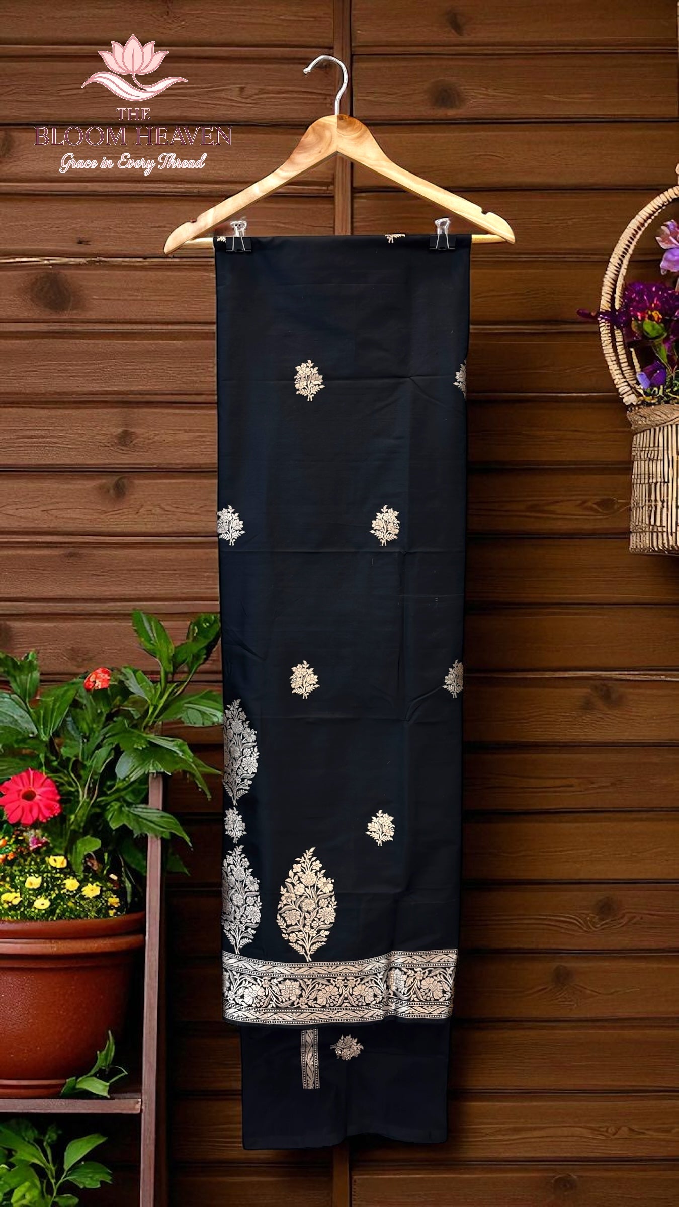 Pure Katan Silk Handlooms Banarasi Dress material