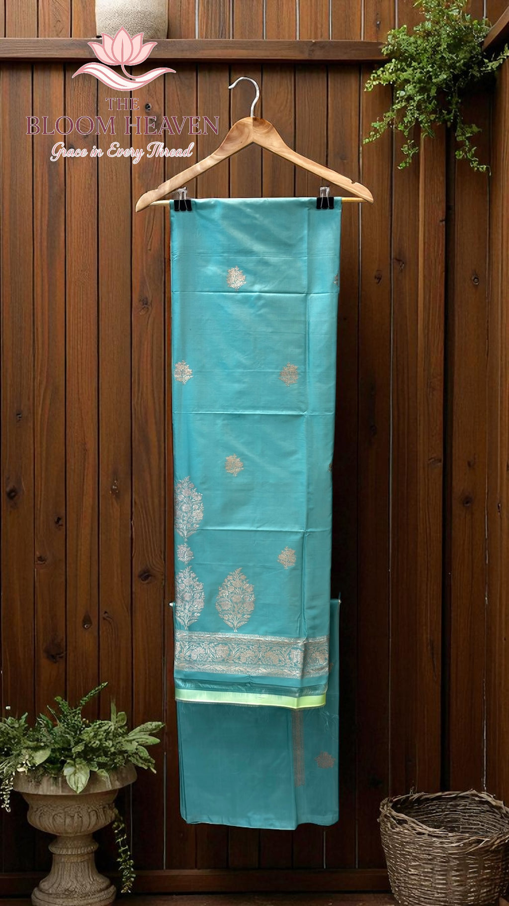 Pure Katan Silk Handlooms Banarasi Dress material