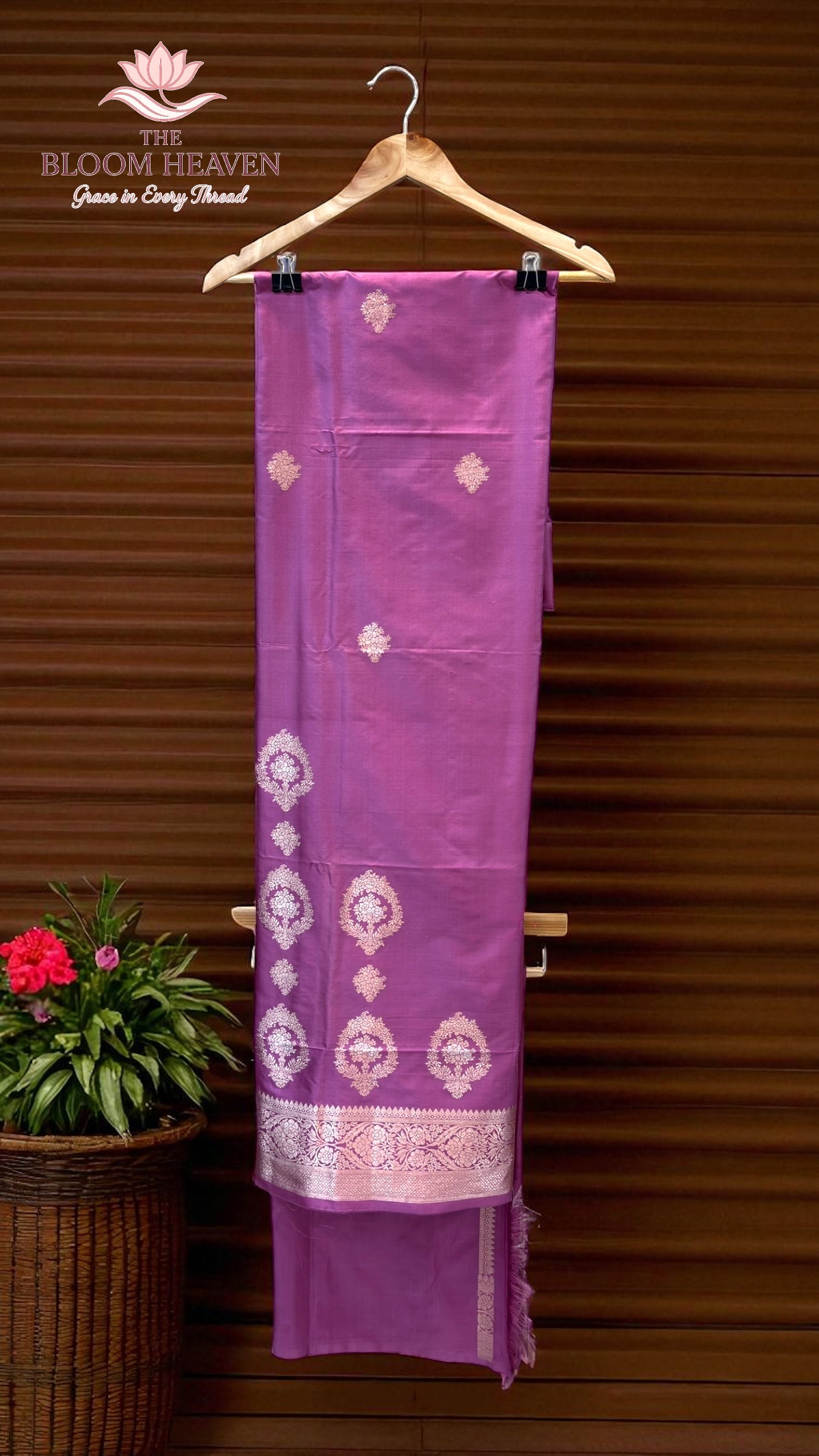 Pure Katan Silk Handlooms Banarasi Dress material