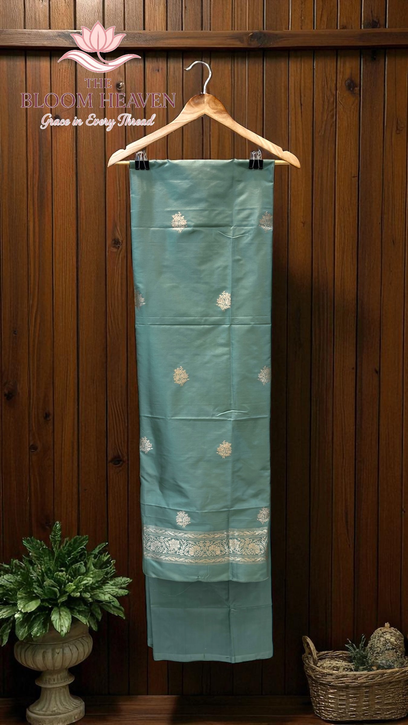 Pure Katan Silk Handlooms Banarasi Dress material
