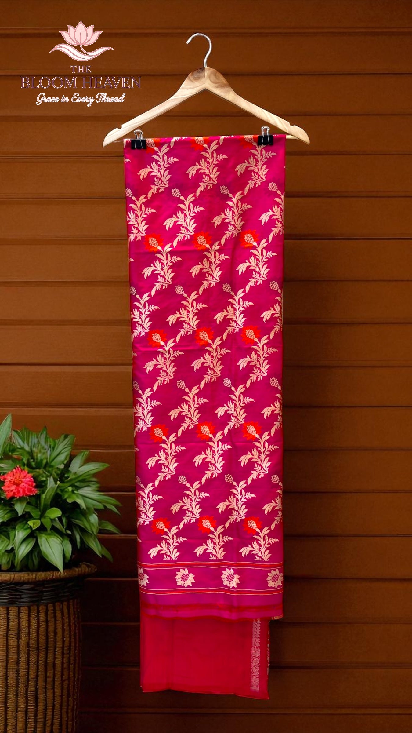 Pure Katan Silk Handlooms Banarasi Dress material