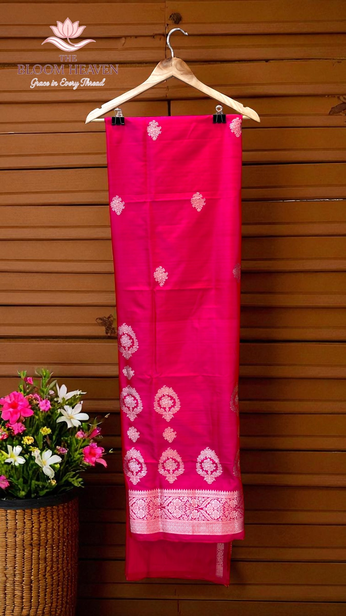 Pure Katan Silk Handlooms Banarasi Dress material