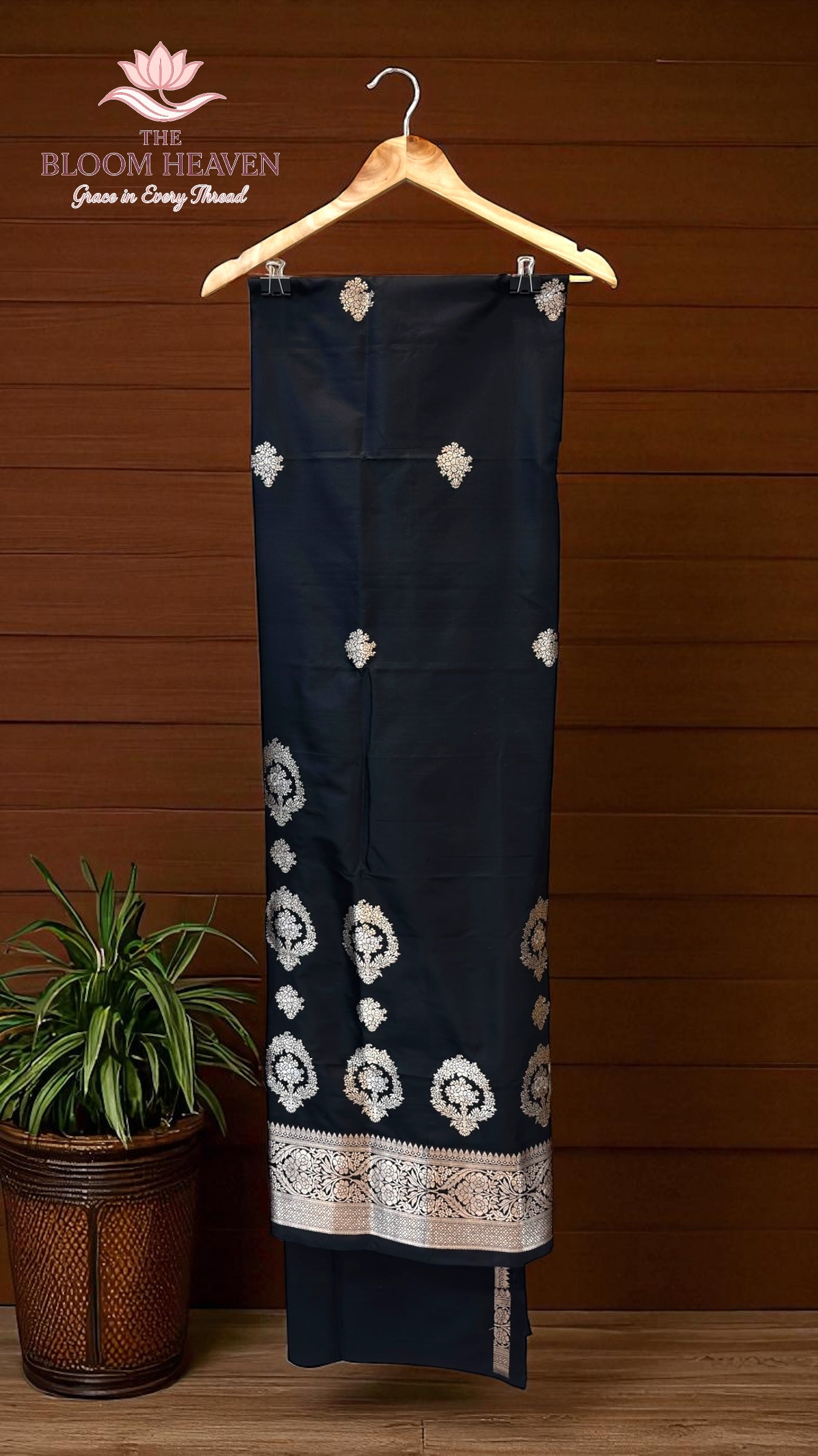 Pure Katan Silk Handlooms Banarasi Dress material