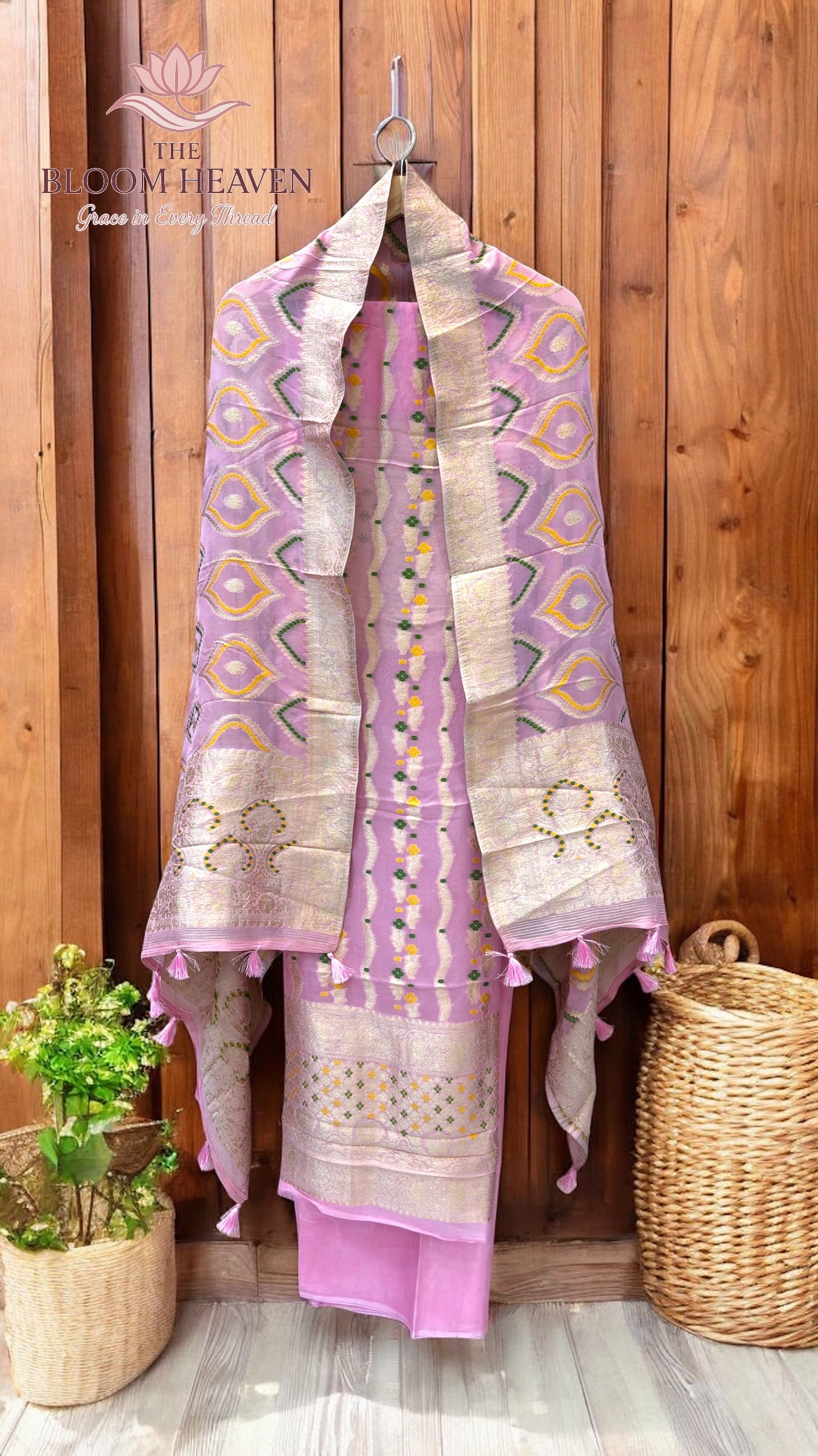 Khaddi Georgette 3-Piece Suit