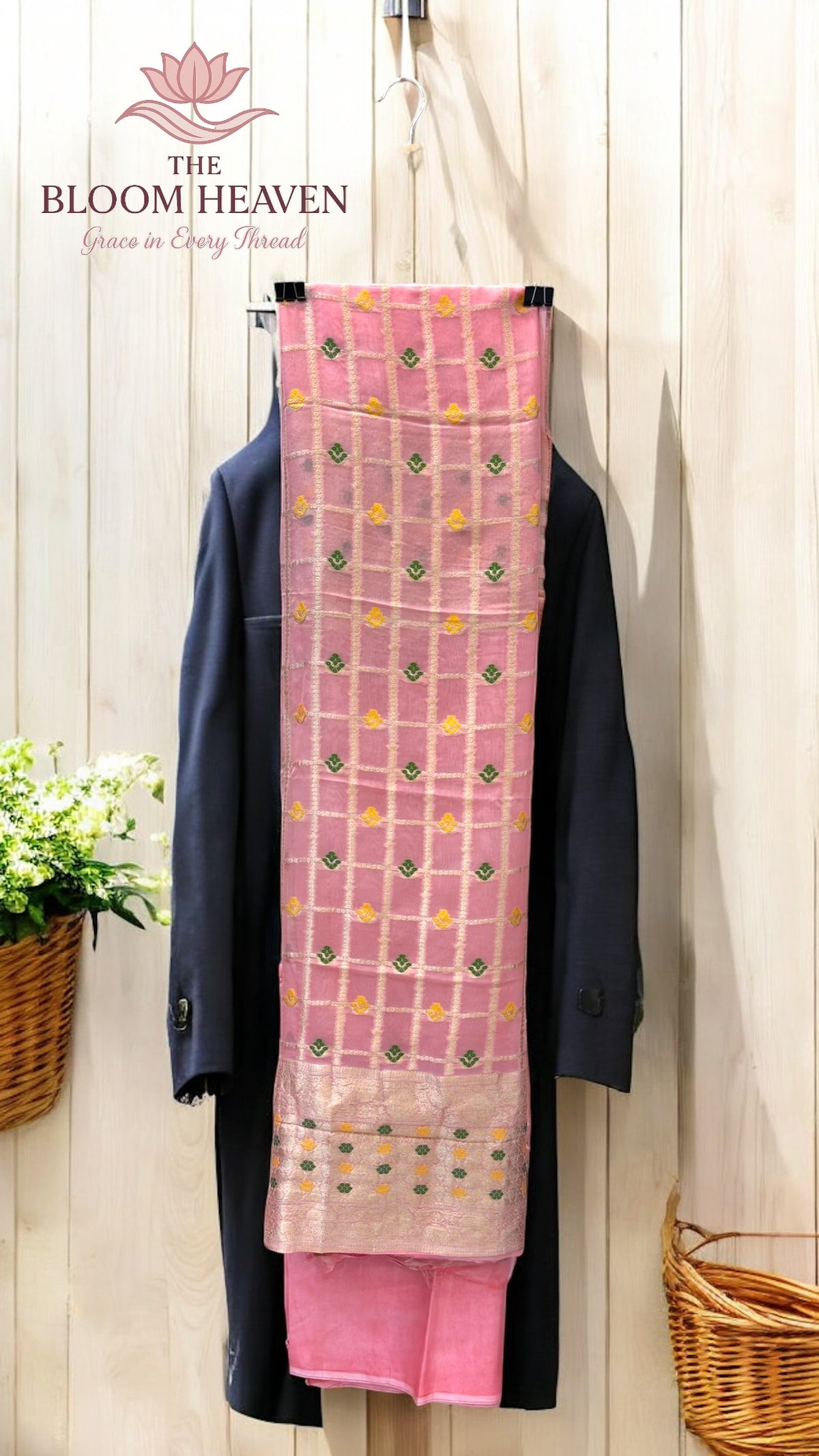 Khaddi Georgette 3-Piece Suit
