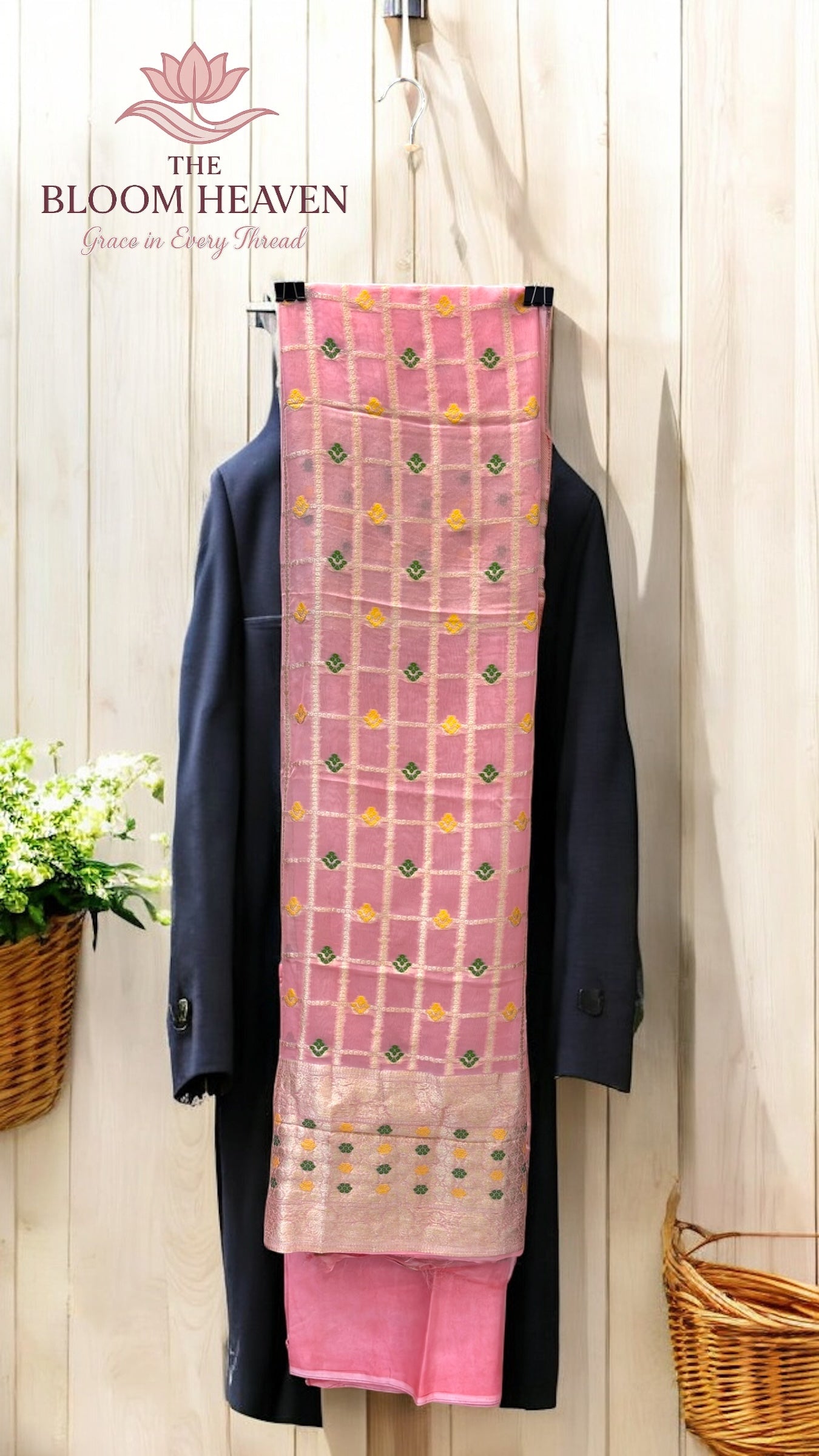 Khaddi Georgette 3-Piece Suit