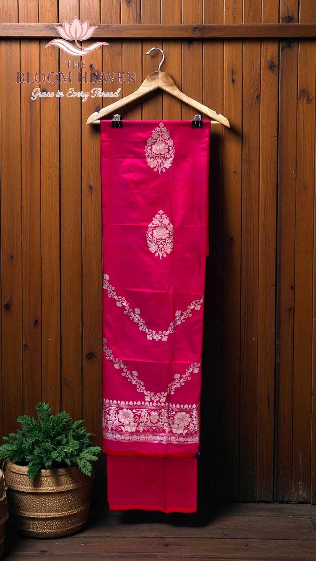 Pure Katan Silk Handlooms Banarasi Dress material