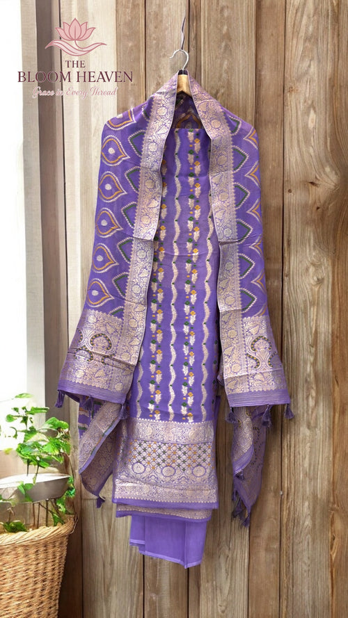 Khaddi Georgette 3-Piece Suit