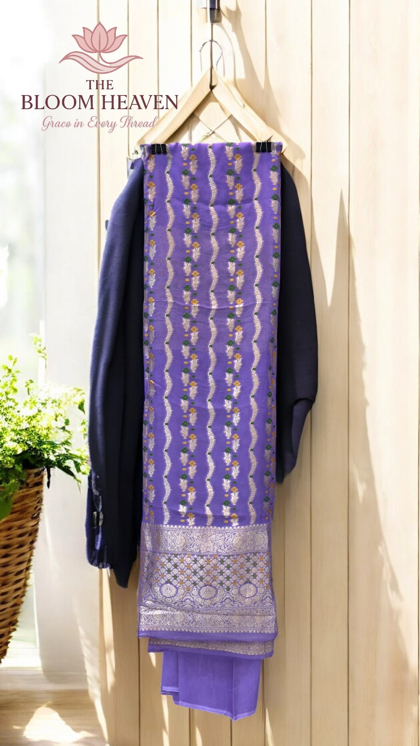 Khaddi Georgette 3-Piece Suit