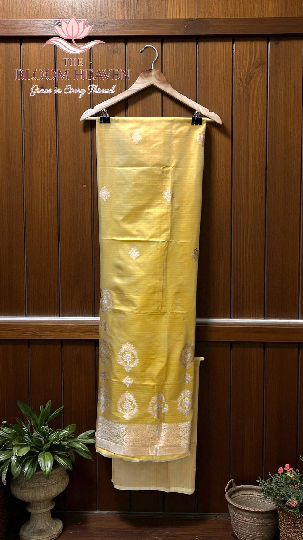 Pure Katan Silk Handlooms Banarasi Dress material