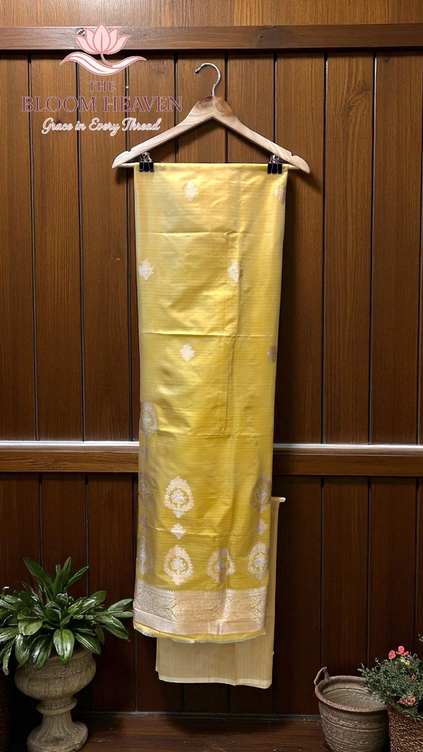 Pure Katan Silk Handlooms Banarasi Dress material