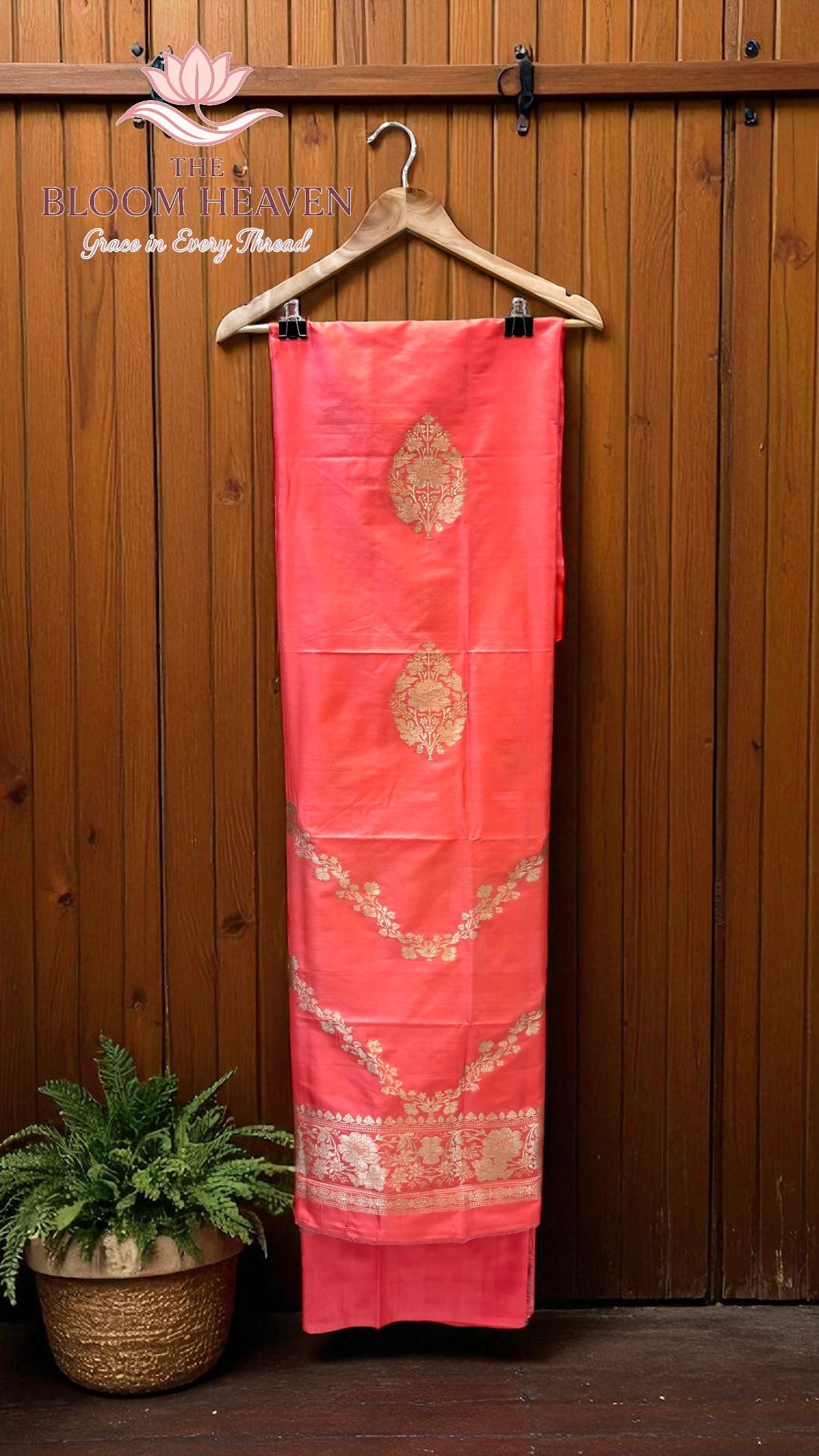 Pure Katan Silk Handlooms Banarasi Dress material