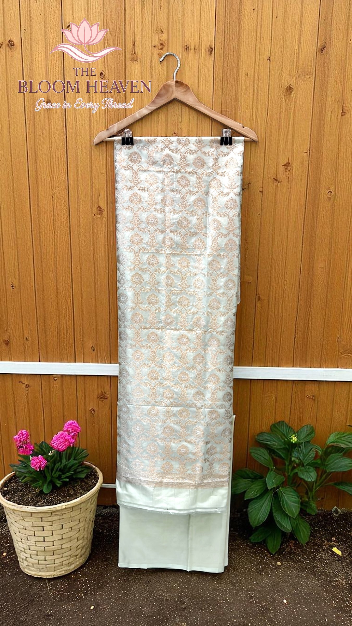 Pure Katan Silk Handlooms Banarasi Dress material