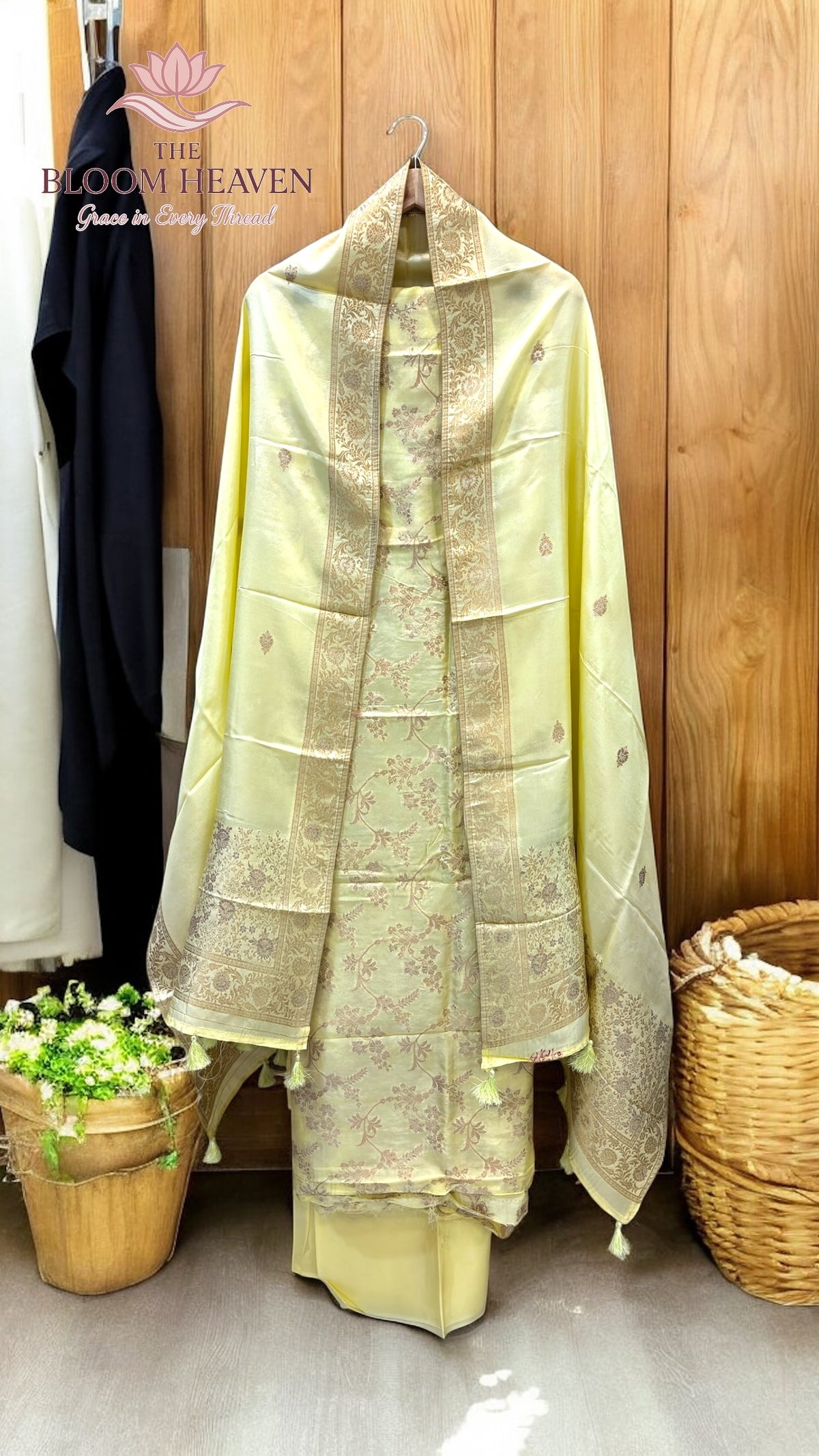 Banarasi Silk 3-piece Suit set