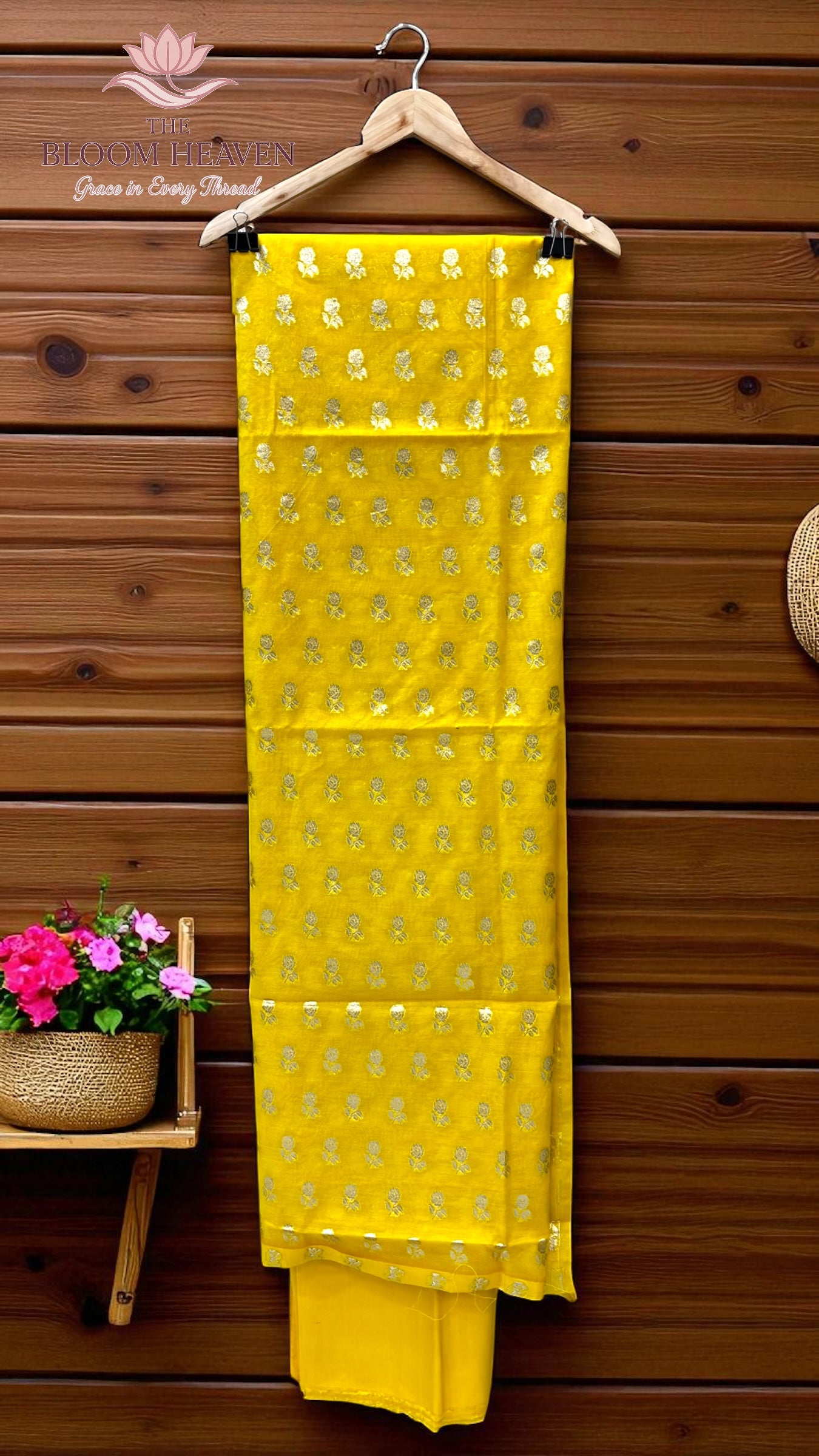 Pure Chanderi Lorex 3-Piece Suit Set